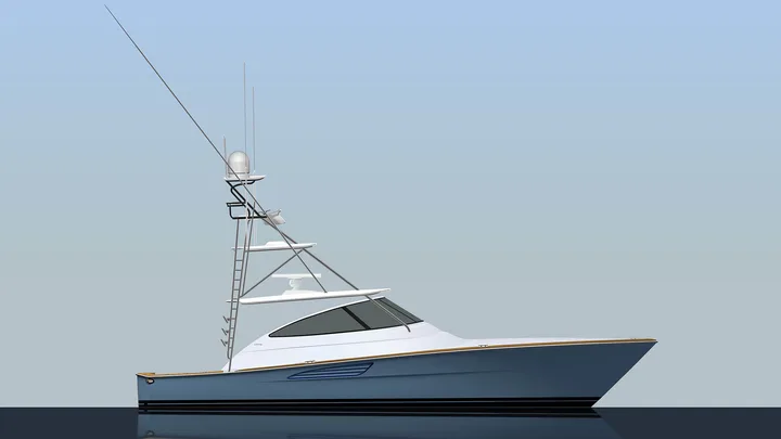 Official Viking 50 O model image from Viking Yachts.