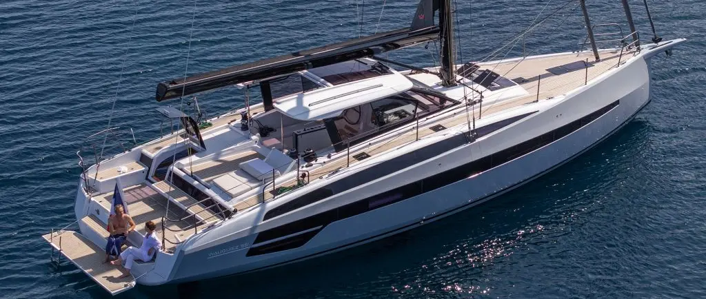 Official Wauquiez 55 manufacturer sailing photograph — 2026