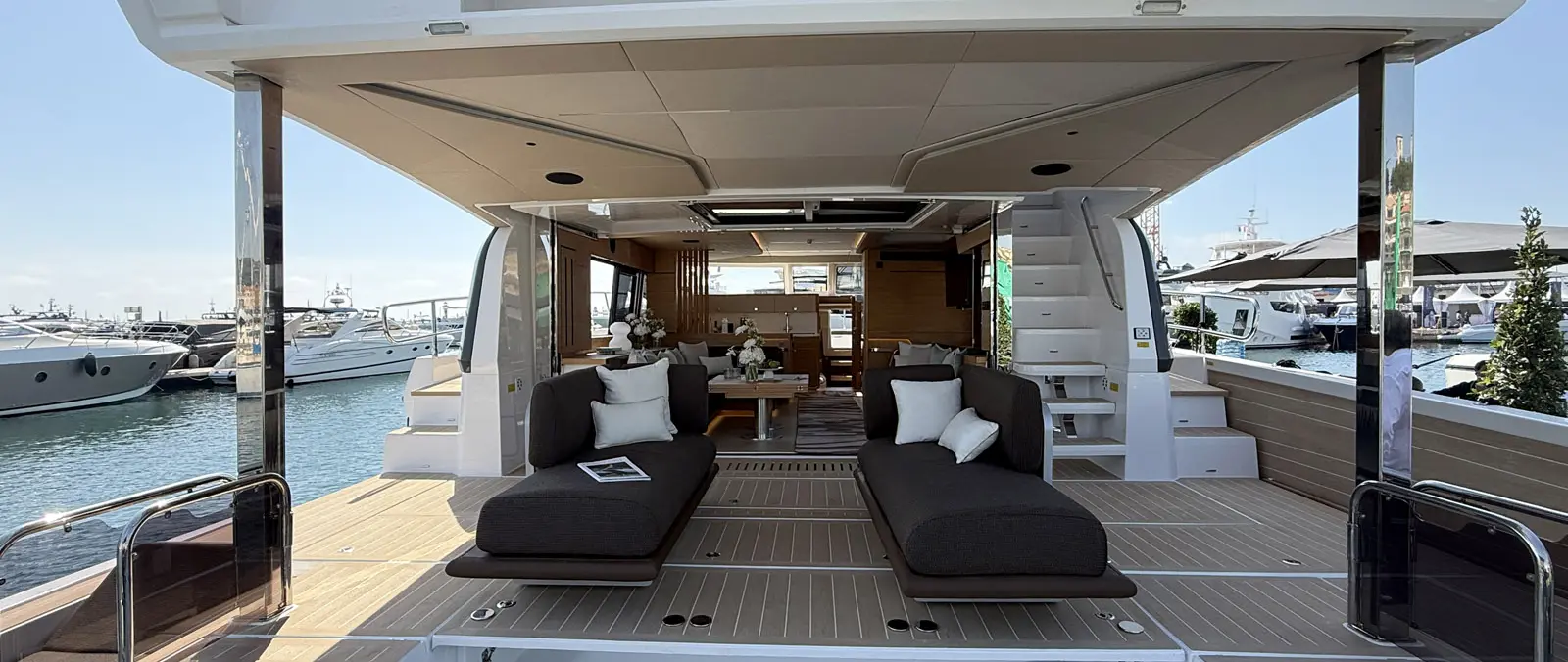 Launch image of the YOT 53 at Cannes 2026.