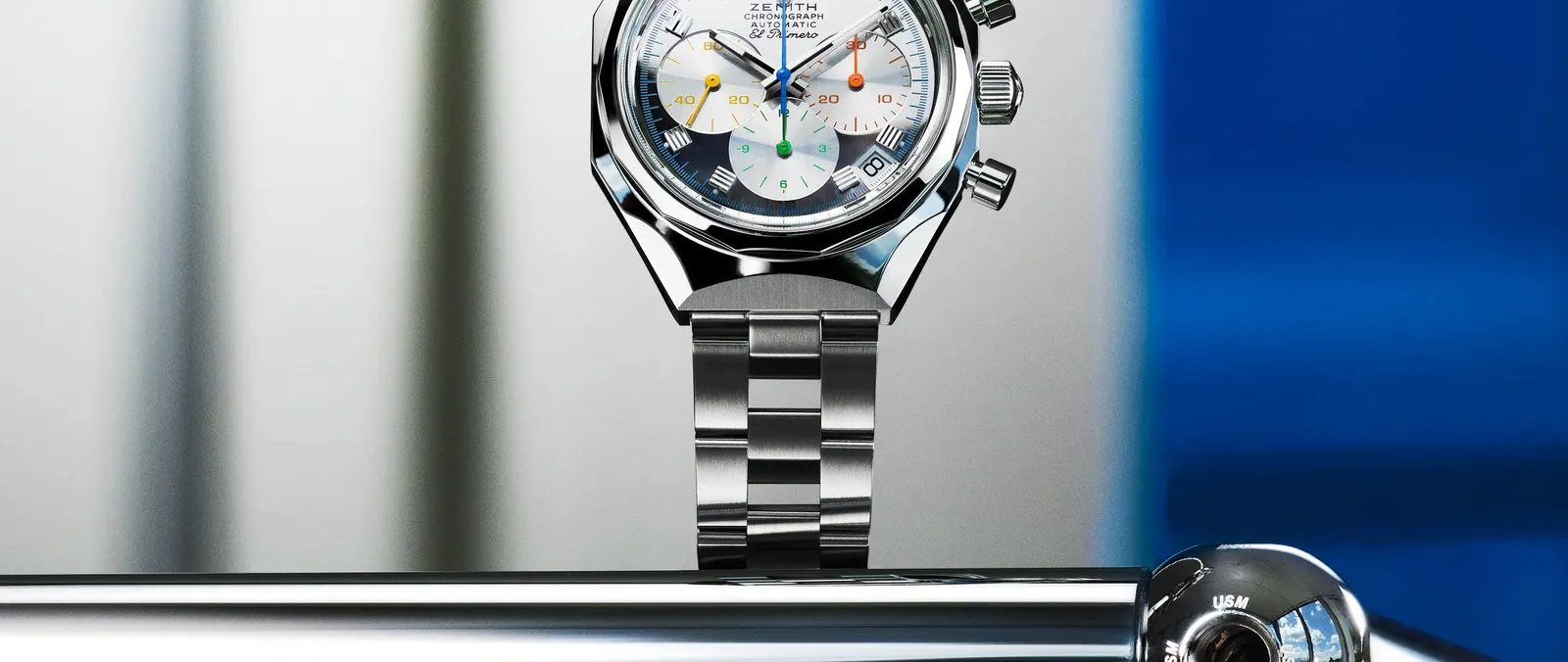 ZENITH and USM Create a Mirror-Dial DEFY Chronograph for TimeForArt