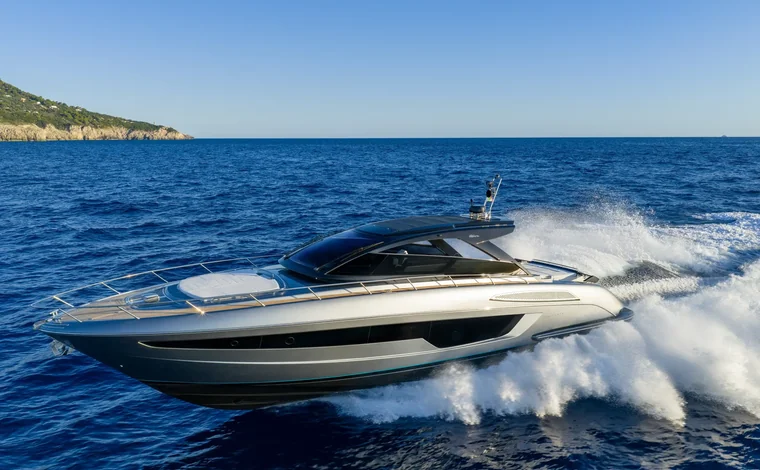 Riva 58 Capri underway; official manufacturer image.
